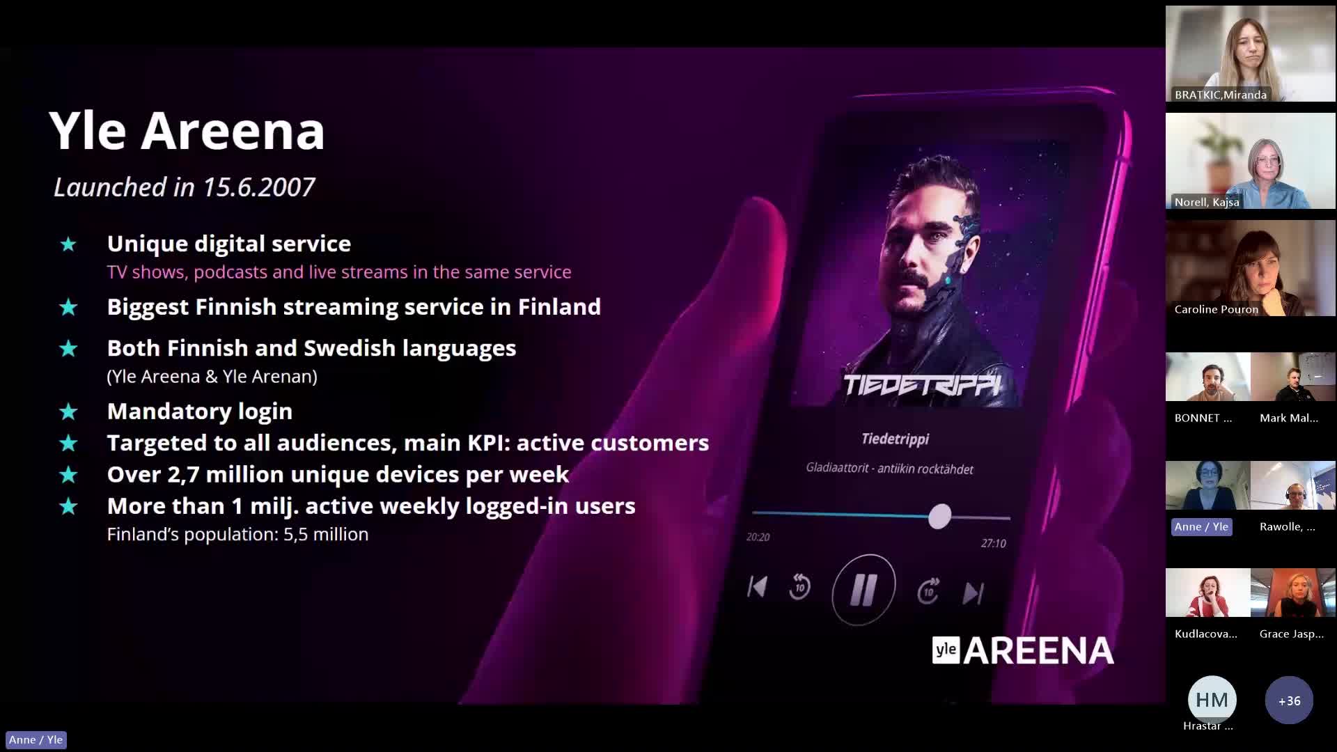 Podcast data, insights, and best practices in Yle Areena | EBU